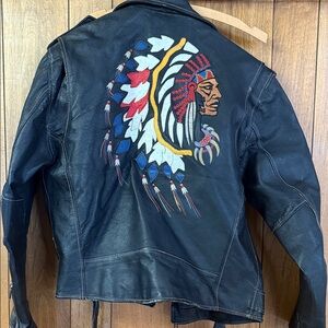 Vintage Indian Motorcycle Wilson Leather Jacket